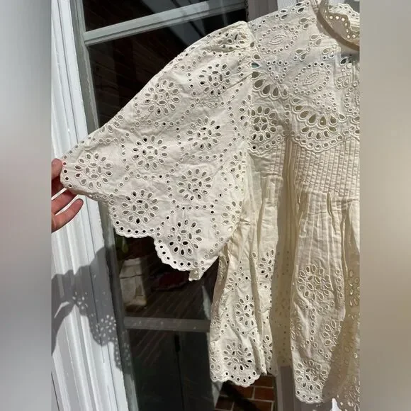 SEA New York Lainey Embroidered Blouse NWT - Picture 13 of 14